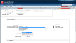 Screenshot: A TQIP process measure form in ImageTrend Patient Registry